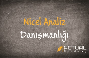 Actual Academy | Nicel Analiz Danışmanlığı